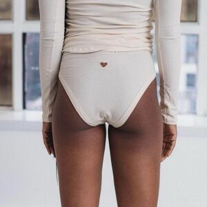 Baserange Heart Highwaist Bell Pants (M/L)